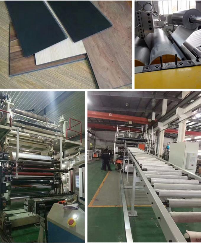 Le PVC parquetant la chaîne de production PVC parquettent faire le processus de fabrication de machine 3