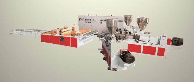 Ligne de machine d'extrusion de profilés en PVC ASA 350 kg/h 0