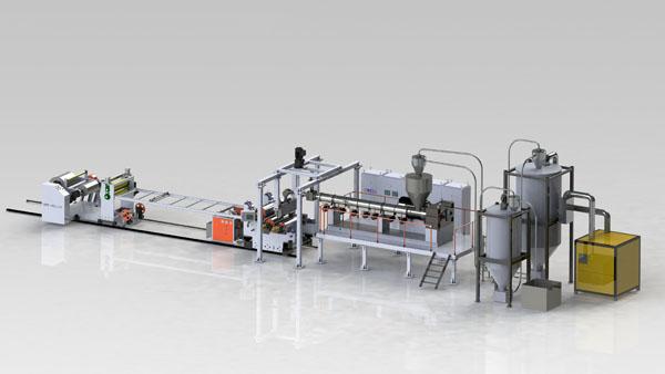 Machine de production de feuilles décoratives PETG Ligne d'extrusion de feuilles APET 600 kg/h 3