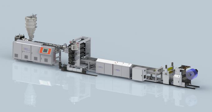 Machine d'extrusion de feuilles en PVC à la ligne de production de cartons mous transparents 150-400 kg H 0