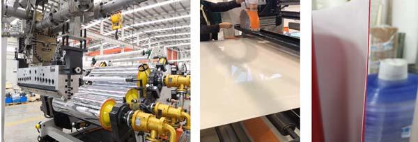Machine de fabrication de feuilles de PP ligne de production d'extrusion de plaques de feuille de PS personnalisée 4