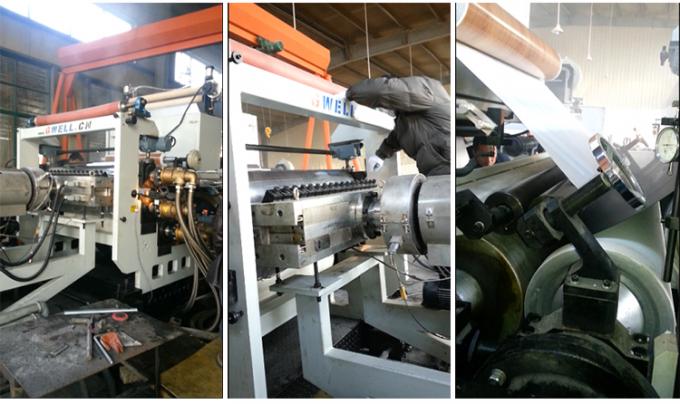 Le PVC parquetant la chaîne de production PVC parquettent faire le processus de fabrication de machine 2