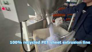 Feuille PET extrudée matériau 100% recyclé