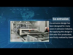 Ligne d'extrusion de film coulé EVA pour l'encapsulation de panneaux solaires