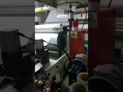 Dispositif auxiliaire pour la ligne d'extrusion de film solaire: enrouleur manuelle