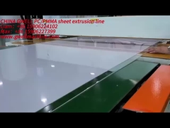 Tellement de transparence et d'uniformité PC/PMMA feuille de la ligne d'extrusion GWELL