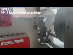 Machine de coextrusion de feuilles de PP à trois couches GWELL