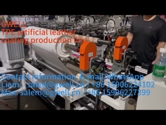 Chaîne de production de cuir artificiel (enduit en TPE)