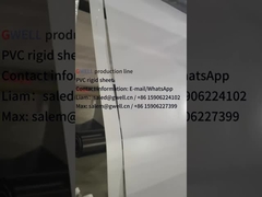 Bon niveau d'uniformité - ligne d'extrusion de tôle rigide transparente et de couleur PVC