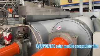 Le film GWELL EVA/POE/EPE pour module solaire encapsule la ligne de production