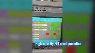 Ligne de production de feuilles de PET de haute capacité