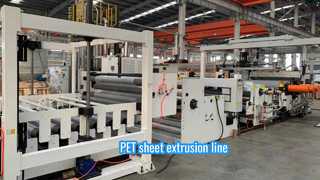 Machines pour l'extrusion de feuilles de PET