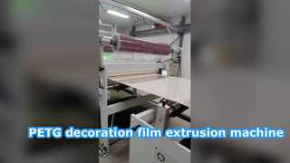Ligne de production de films de décoration PETG
