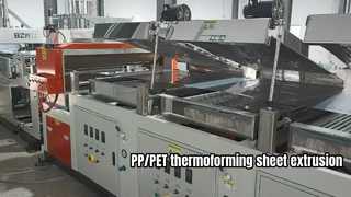 PP/PET sheet extrusion line
