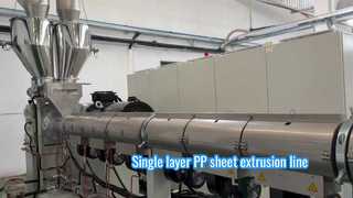 ligne d'extrusion de tôle en pp