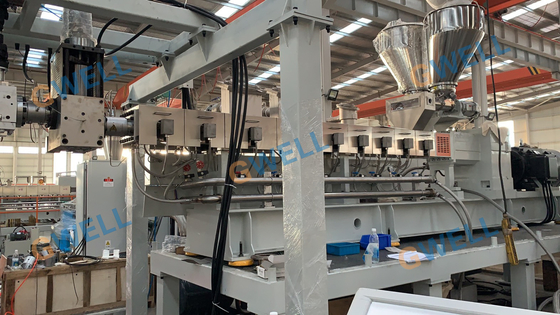 acheter Extrusion en plastique de feuille de papeterie de l'extrudeuse de feuille d'animal familier pp faisant l'extrudeuse de petit pain de feuille de machine online manufacture