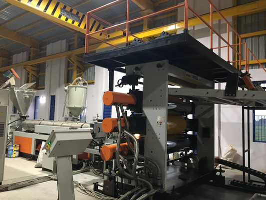 acheter Ligne vitrée ASA Co Extrusion Machine d'extrusion de panneau de toit de PVC de tuile de résine synthétique online manufacture