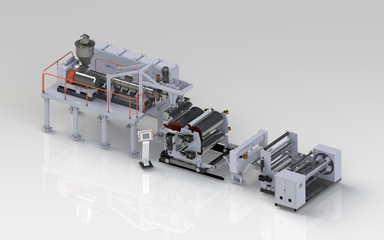 acheter Machines d'extrusion de film ETFE de 120 kg/h 1000-1500 mm largeur extrudeuse à vis unique online manufacture
