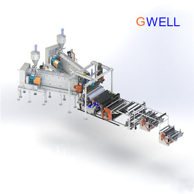 acheter Production de films solaires universels, ligne d'extrusion de films solaires EPE EVA/POE Machine de production de films online manufacture