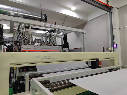 acheter Référence clients riches !Ligne d'extrusion de film Aolar EVA / POE pour encapsulation de panneaux solaires Vitesse de ligne maximale 16 m/s online manufacture