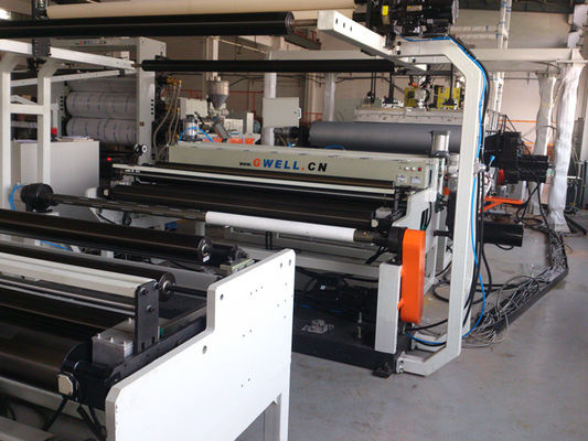 acheter Projet clé en main de GWELL pour l'encapsulation de modules solaires : De la recette des matériaux à la conception de l'usine de production : Ligne d'extrusion de film coulé EVA / POE pour l'encapsulation de panneaux solaires Vitesse maximale de la ligne 16 m/s online manufacture