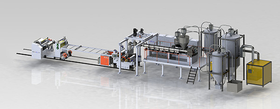 acheter Machine d'extrusion de feuilles de fourrure efficace Largeur maximale 1000 mm Et vis L/D:40/1 online manufacture