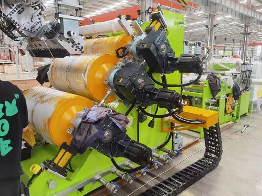 acheter Machine d'extrusion de feuilles de PP de haute capacité avec une largeur de 800 à 1500 mm et une épaisseur de 0,2-1,5 mm pour une production de 300 à 1000 kg/h online manufacture