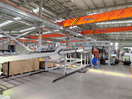 acheter Ligne d'extrusion de tôle PC avec 600 kg/h Débit 0,125-20 mm Épaisseur et conception à vis unique pour plaque d'endurance online manufacture