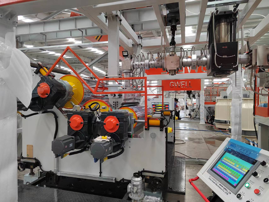 acheter Machine d'extrusion de feuilles PET avec vis jumelles, capacité de 400-1500 kg/h, pour la production de feuilles thermoformables à partir de matériaux 100% recyclés online manufacture