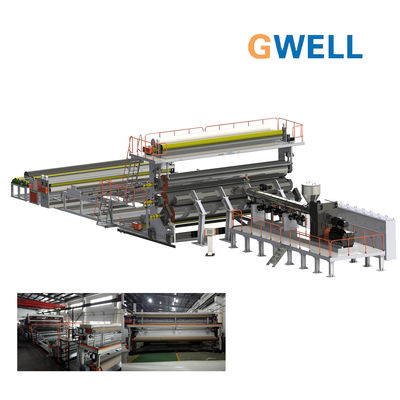 acheter Chaîne de production de imperméabilisation de membrane de HDPE machine d'extrusion de film de preuve de l'eau de HDPE online manufacture
