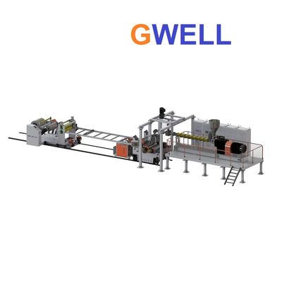 acheter La machine en plastique acide polylactique d'extrusion de feuille de machine dégradable de production de PLA pour des gamelles boursouflent la feuille online manufacture
