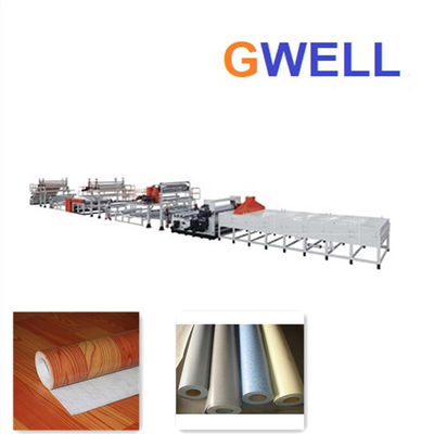 acheter PVC de fabrication en cuir de machine de plancher de PVC parquetant la chaîne de production online manufacture