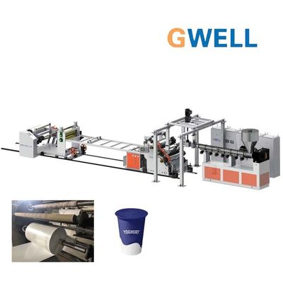 acheter ABA 3 couches de co-extrusion, ligne d'extrusion de feuille de thermoformage de PP online manufacture