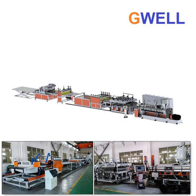 acheter Pp creusent la ligne machine de feuille d'extrusion de profil online manufacture