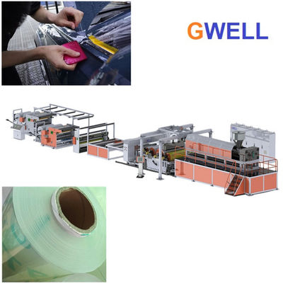 acheter Film moulé par extrusion de TPU de trois couches faisant à machine la boudineuse à vis simple online manufacture