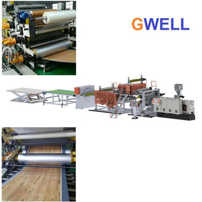 acheter SPC automatique parquetant faisant la machine d'extrusion de plancher de Spc de machine online manufacture