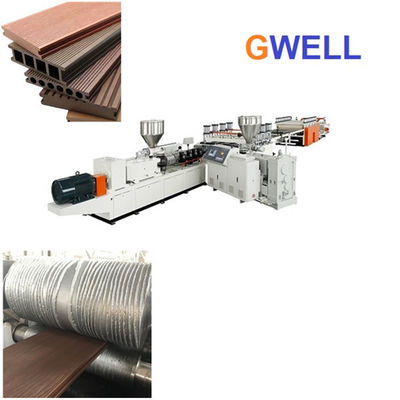 acheter Ligne parquetante en plastique en bois d'extrusion de plancher de Wpc de machine de production de WPC online manufacture