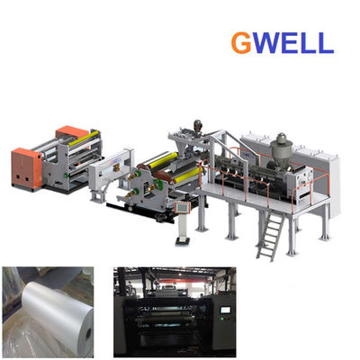 acheter La carte mère solaire de PVDF a moulé la ligne vis simple de production cinématographique de machine d'extrusion de film de PVDF online manufacture