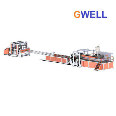 acheter Ligne rigide chaîne de production de panneau de PVC 550KG H de machine d'extrusion de feuille de PVC online manufacture