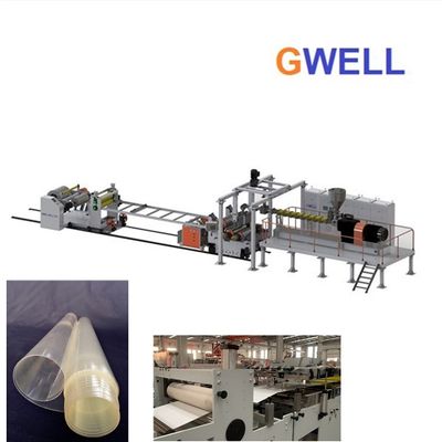 acheter Ligne d'extrusion de feuille de Pla, feuille acide polylactique faisant la machine online manufacture