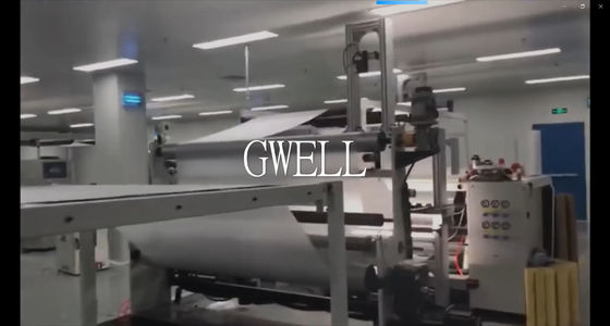 EVA / POE ligne d'extrusion de film solaire avec une vitesse linéaire maximale de 16 m/min et conception à double vis